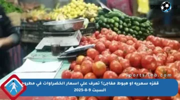 قفزة سعرية أو هبوط مفاجئ؟ تعرف على أسعار الخضراوات في مطروح السبت 9-8-2025